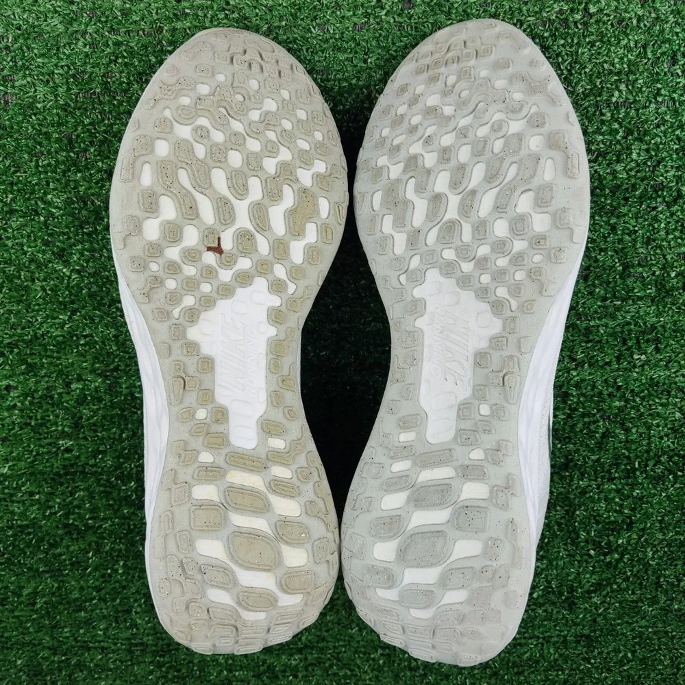 Nike Running Shoes Womens 10 White Revolution 6 Next Nature DC3729-101 Athletic